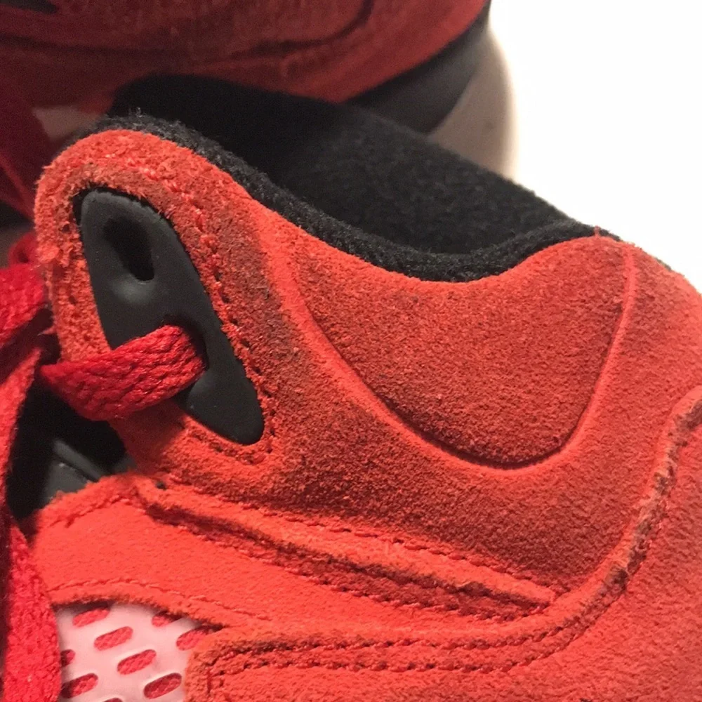 Boy’s Jordan 5 Retro Suede Sneakers